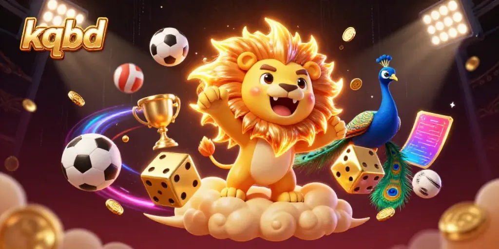 Experience thrilling soccer action with kqbd in this vibrant 3D sports betting scene.