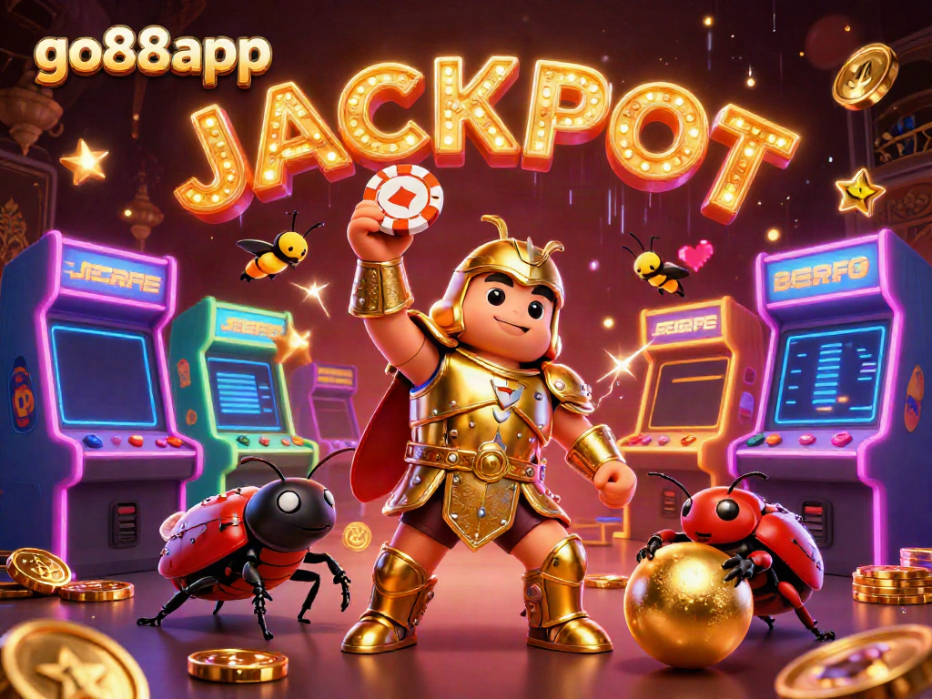 Experience the excitement of go88app with vibrant characters and dynamic casino elements.